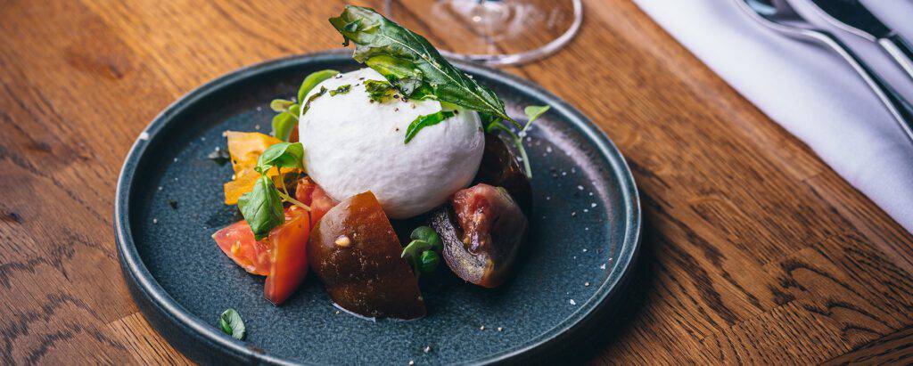 Mozzarella and tomato salad