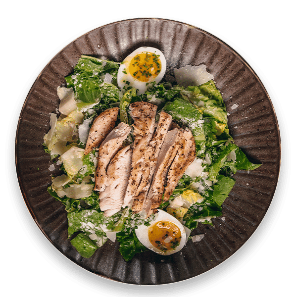 Ceasar salad brunch plate
