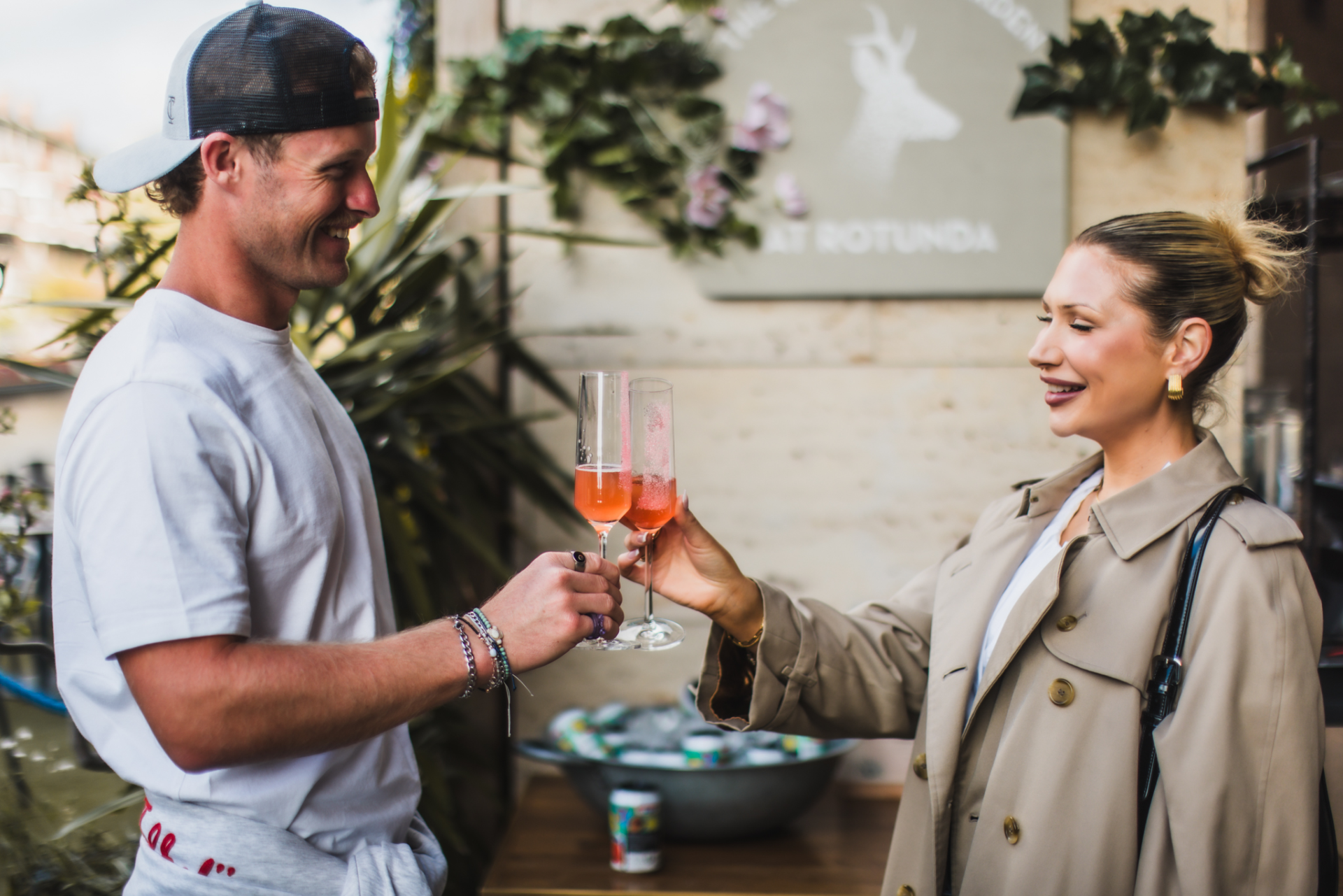 Roebuck cocktails cheersing